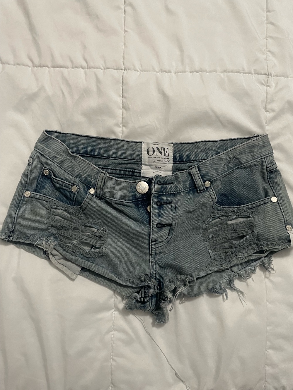 One teaspoon  Distressed Denim Shorts for Women size 28